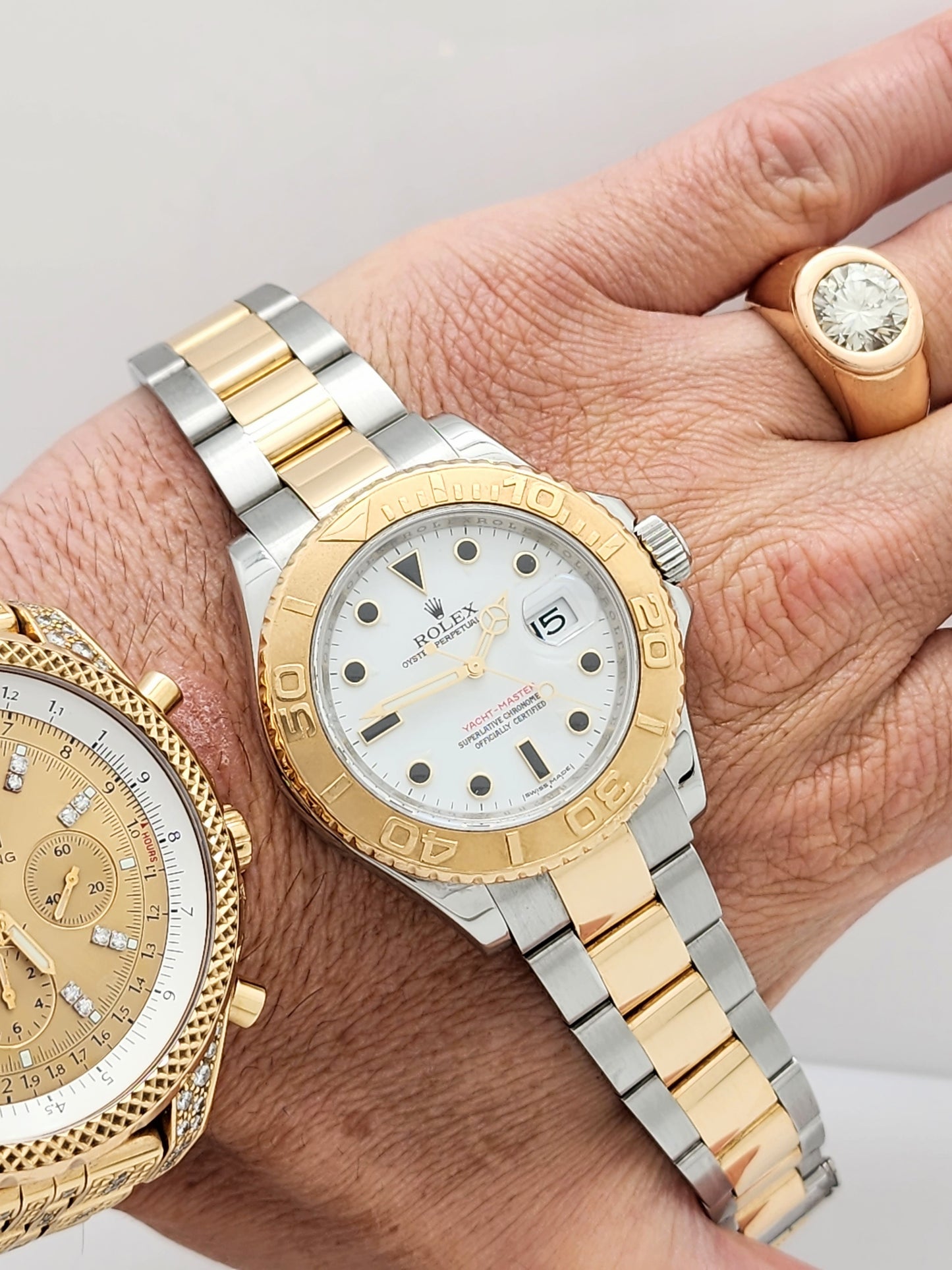 ROLEX Yachtmaster Two-Tone 40mm Watch Model 16623