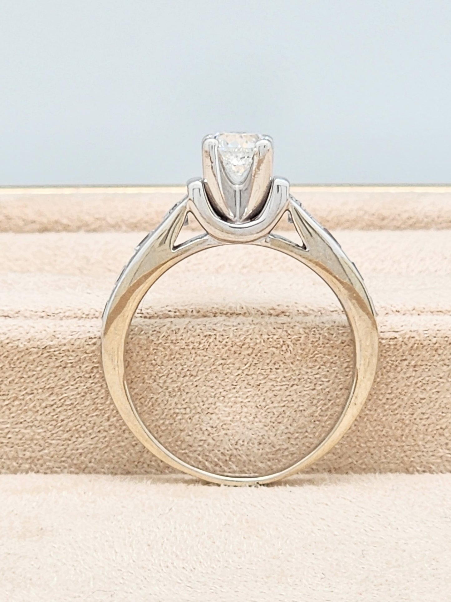 CELEBRATION 1.49 Total Carat Diamond Engagement Ring in 18K White Gold