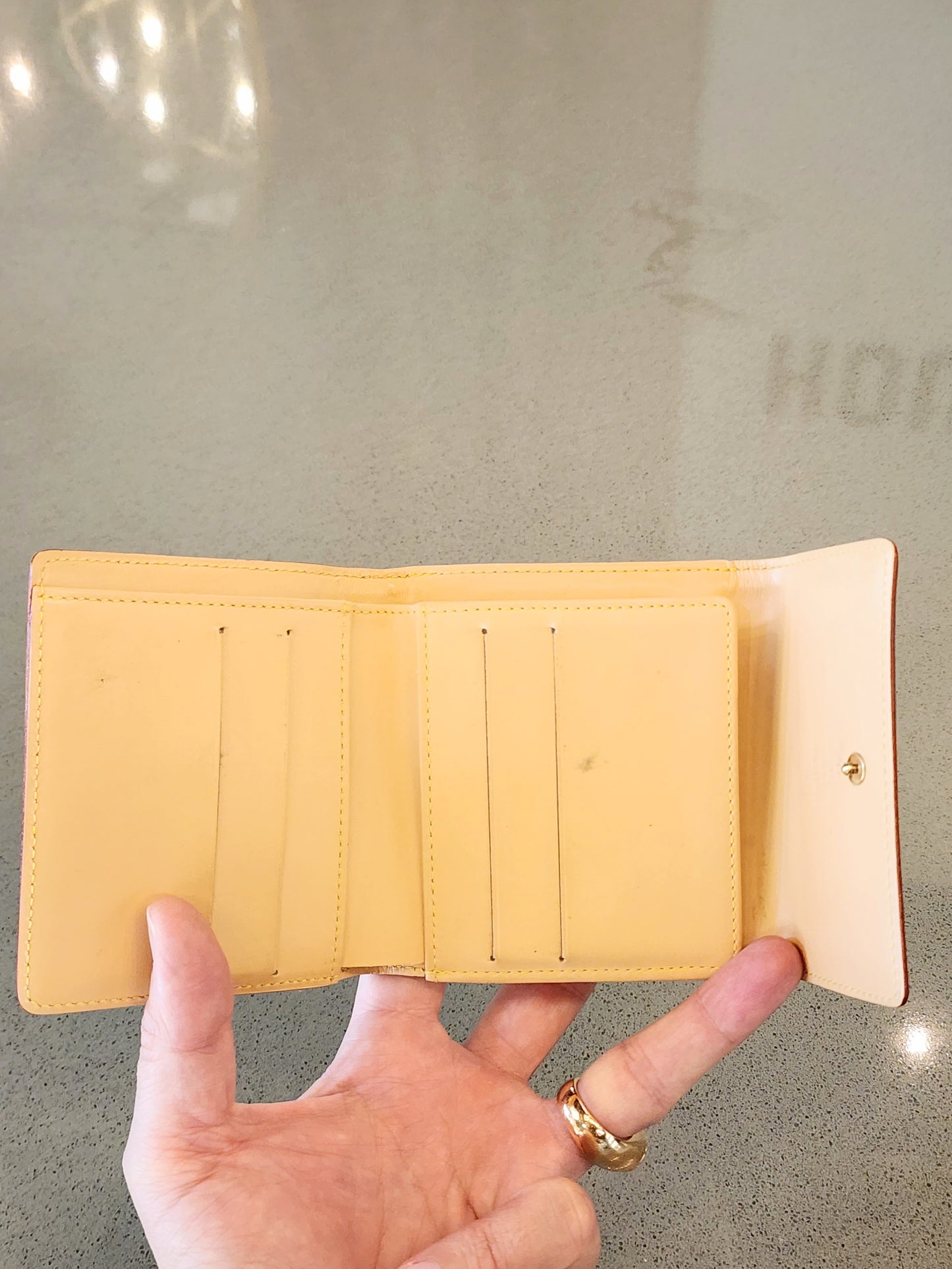 LOUIS VUITTON Monogram White Multicolor Porte-Monnaie Wallet