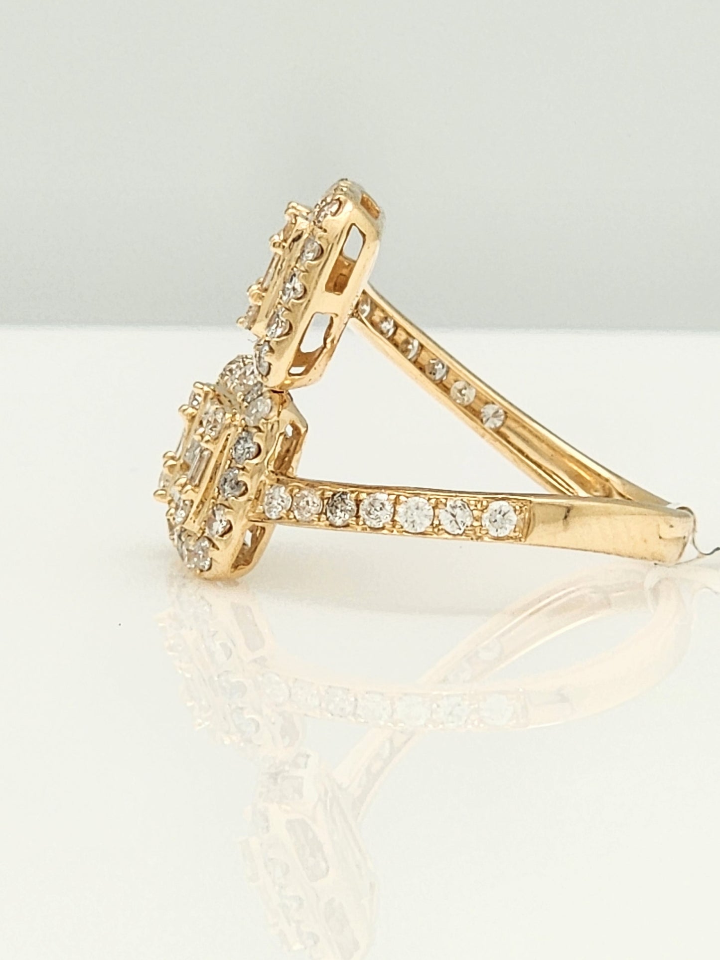 1.70 Carat Diamond BYPASS RING in 14KYG!!!