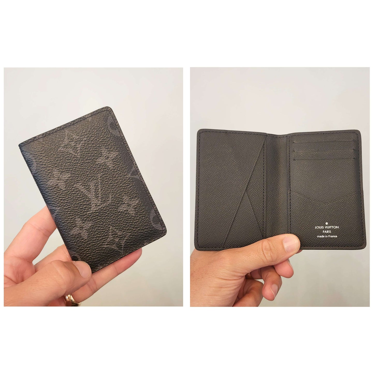 LOUIS VUITTON
Pocket Organizer in Black Monogram