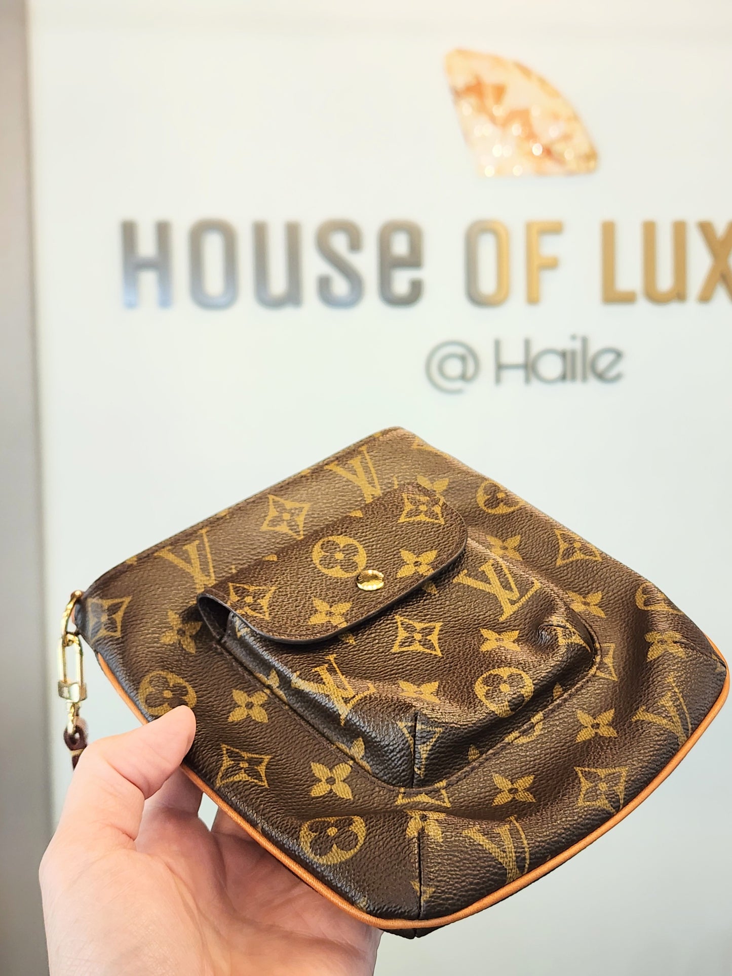 Louis Vuitton Monogram Partition Wristlet