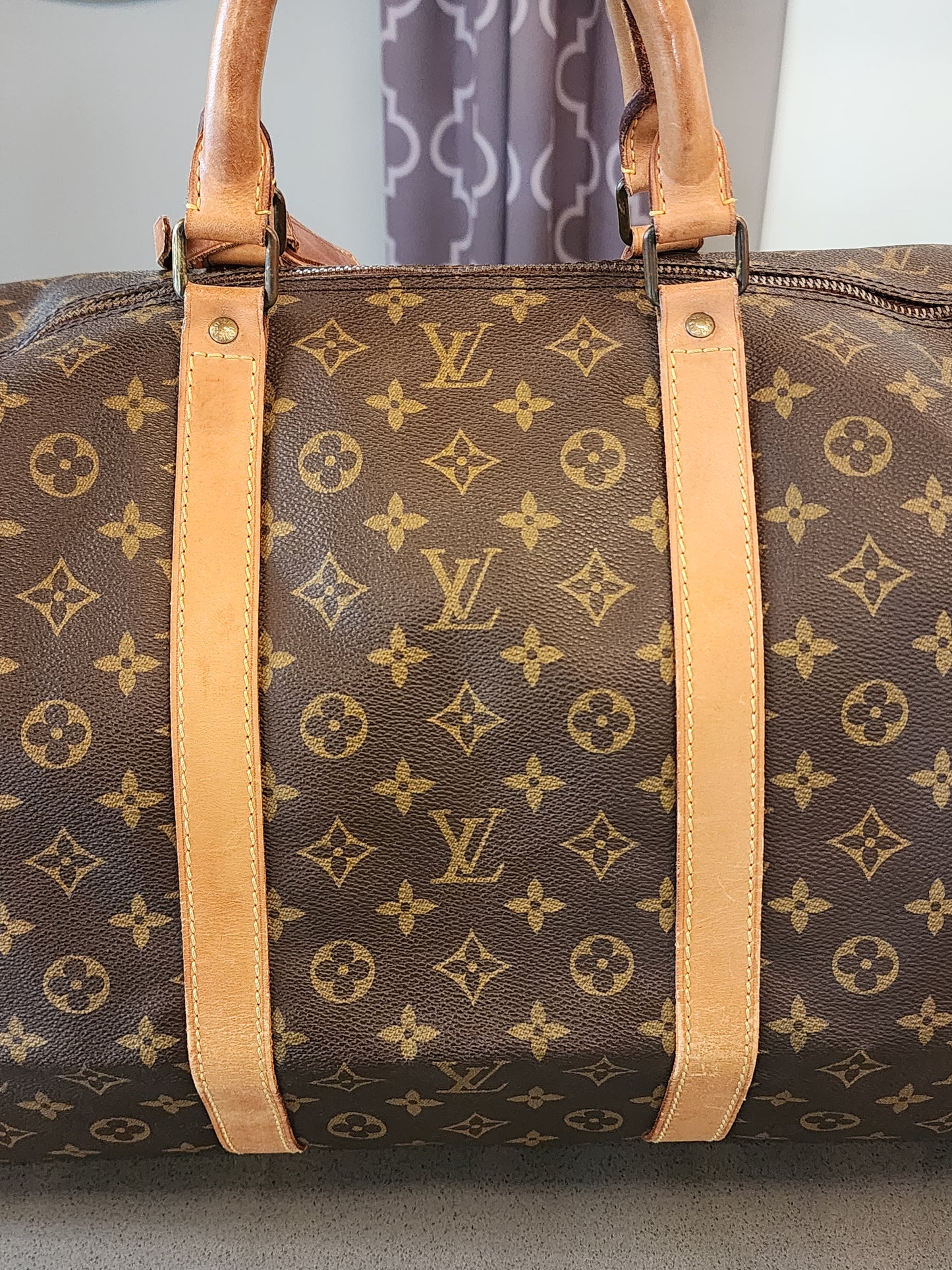 Louis Vuitton Keepall 60 Brown Leather ref.872266 - Joli Closet