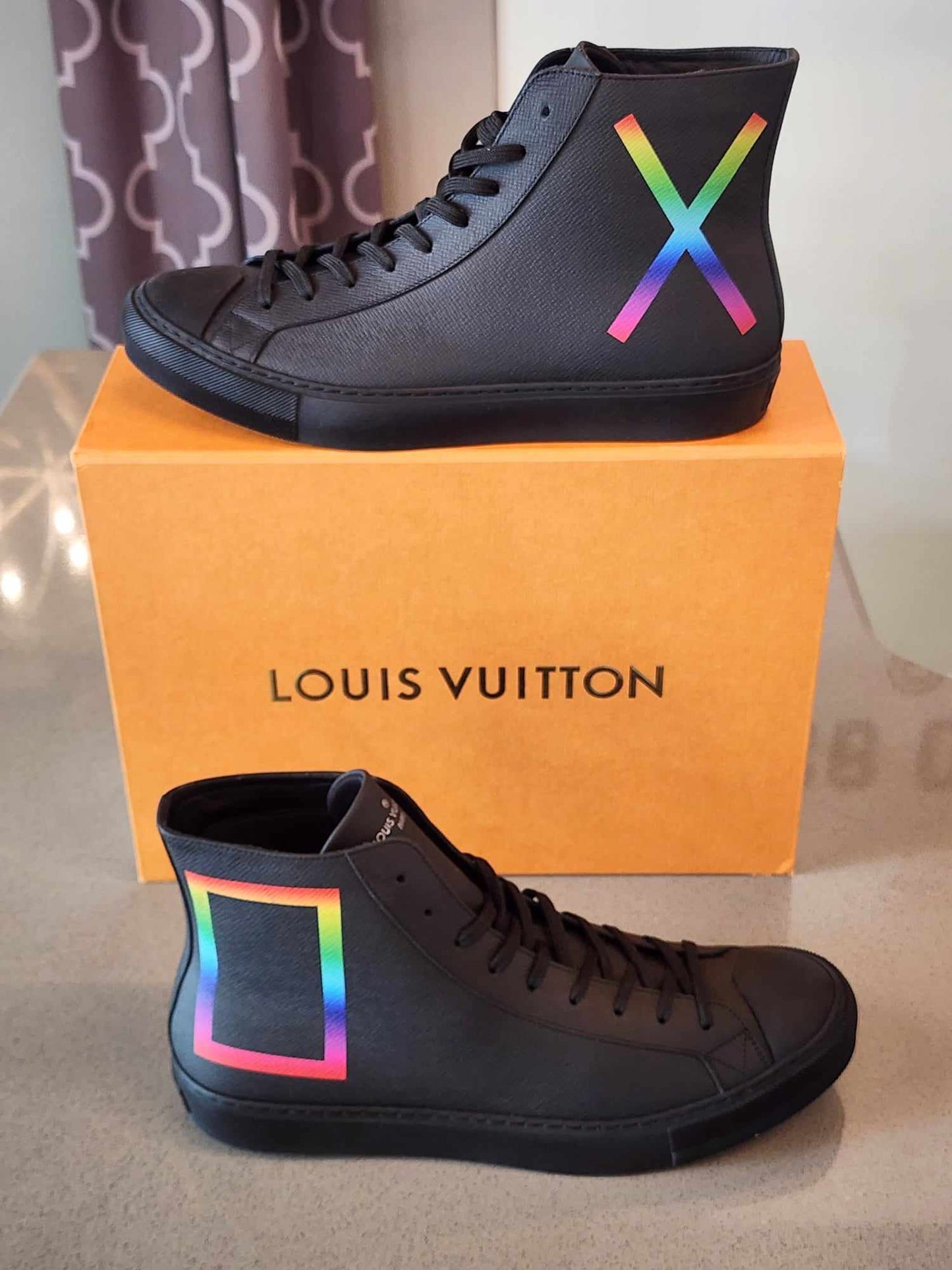 Louis Vuitton Louis Vuitton Black Rainbow Sneaker